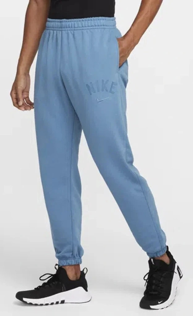Nike Swoosh Dri-FIT Fleece Fitness Joggers FV9946-494 Blue Men’s Size Medium NWT